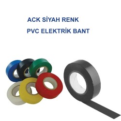 ACK AY90-00101 Siyah Pvc Elektrik İzolasyon Bandı