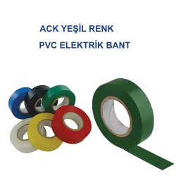 ACK AY90-00105 Yeşil Pvc Elektrik İzolasyon Bandı