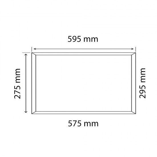 Ack AP16-33600 24W 30X60 İnce Tip Sıva Altı Led Panel 3000K Günışığı (Sadece Mağazadan Teslim)