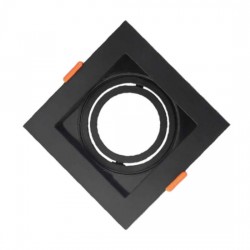 Ack AH03-05001 Modüler Kare Spot Armatür Siyah Kasa