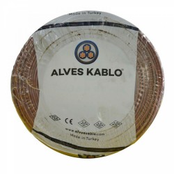 Alves 1,5 mm PVC İzoleli Tesisat NYA Kablo Kahverengi