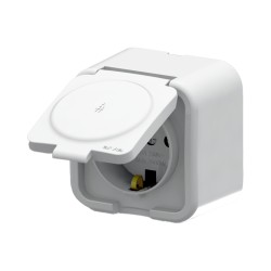 Arvia Aria Beyaz Sıva Üstü Kapaklı Topraklı Priz 25 01 1000 218