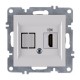 Arvia Karen Beyaz HDMI Prizi Modül + Kapak - 50 01 1000 250