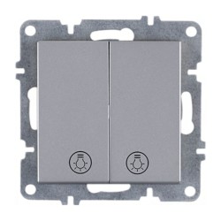 Arvia Karen Silver Implus Komütatör (Light+Light) Modül + Kapak - 50 03 2000 219