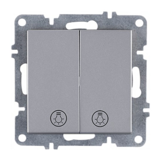 Arvia Karen Silver Implus Komütatör (Light+Light) Modül + Kapak - 50 03 2000 219