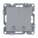 Arvia Karen Silver Implus Komütatör (Light+Light) Modül + Kapak - 50 03 2000 219