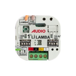 Audio 001801 Akıllı Ev Sistemi 1 li Lamba Modülü PT Pano Tip Anahtar Arkası