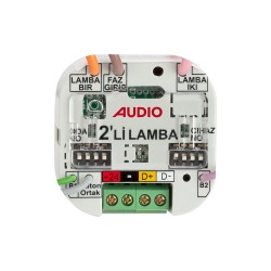 Audio 001802 Akıllı Ev Sistemi 2 li Lamba Modülü PT Pano Tip Anahtar Arkası