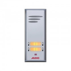 Audio 004849 Basic Serisi Çift Butonlu Zil Paneli 04lü