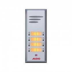 Audio 004849 Basic Serisi Çift Butonlu Zil Paneli 08li