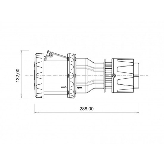 Bemis IP67 CEE Norm 5/125A Pilotlu Uzatma Priz 380V - 450V BC3-6505-7312