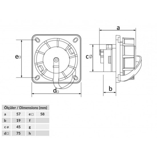 Bemis IP68 Monofaze Makine Priz 1x16A BS1-1402-7410