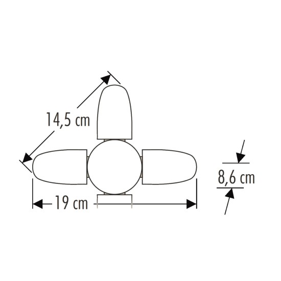 Cata CT-1151 30W Pervane Led Ampul 6400K Beyaz Işık