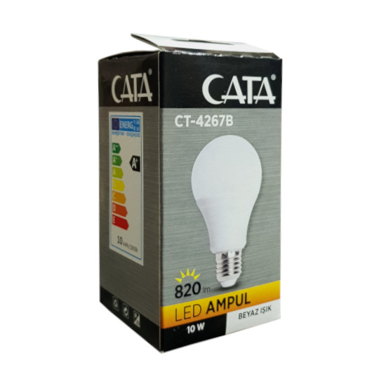 Cata CT-4267 10W Led Ampul 6400K Beyaz Işık E27 Duy