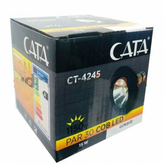 Cata CT-4245 15W Par 30 Cob Led Ampul 3200K Günşığı E27 Duy