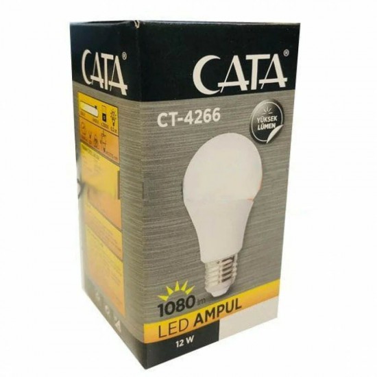Cata CT-4266 12W Led Ampul 6400K Beyaz Işık E27 Duy