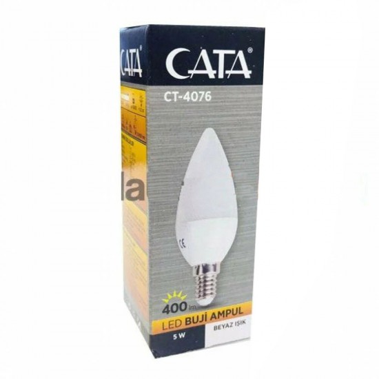 Cata CT-4076 5W E14 Duylu Led Ampul 3200K Günışığı