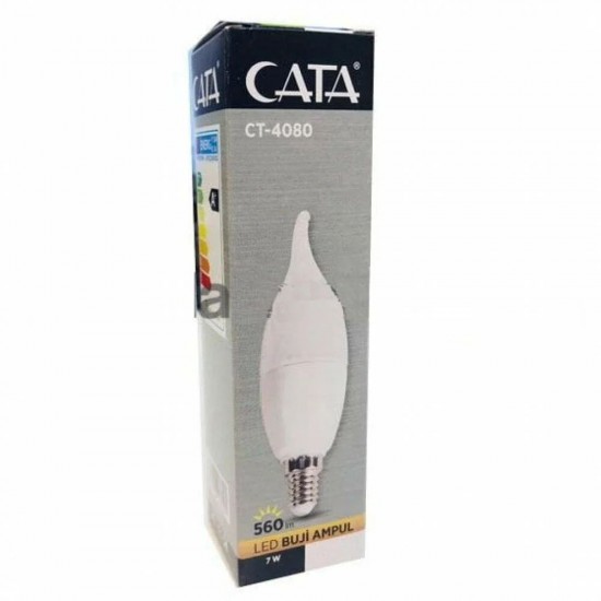 Cata CT-4080 7W Buji Led Ampul Kıvrık 3200K Günışığı E14