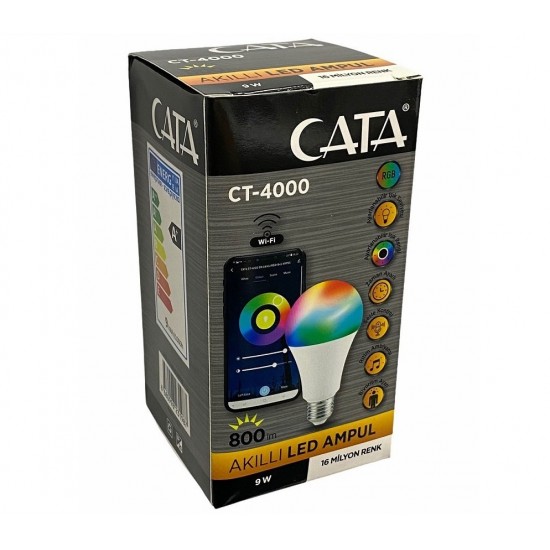 Cata 9w Opal Akıllı Led Ampul CT-4000