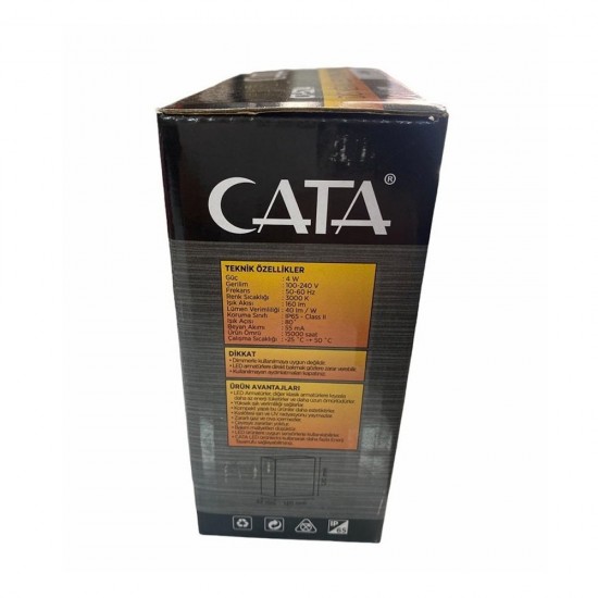Cata CT-5214 4W 3200K Günışığı Ayarlanabilir Çift Taraflı Led Aplik