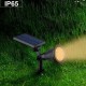 Cata CT-7310 7W Ledli Solar Kazıklı Bahçe/Çim Armatürü - Amber