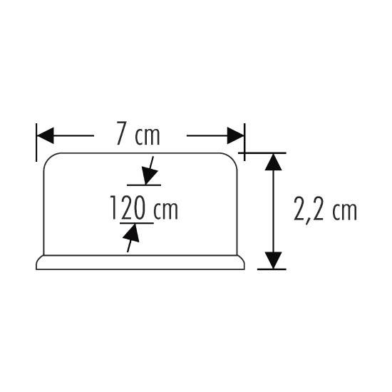 Cata CT-2482 80W Kristal Yatay Led Bant Armatür 6400K Beyaz Işık