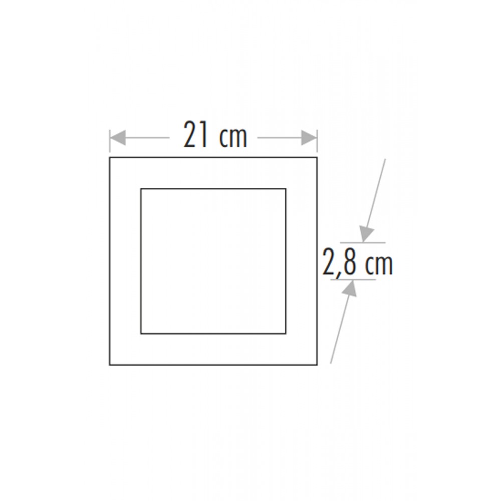 En Uygun Cata 18 Watt Panel Led Armatür Sıva Üstü Kare CT 5234 Günışığı Sarı Işık 3200K