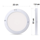 Cata 20W Sensörlü Sıva Üstü Led Panel CT-9247 6400K Beyaz Işık