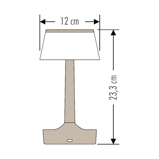 Cata CT-8434 Rio Şarjlı Dokunmatik Masa Lambası 3 Renk
