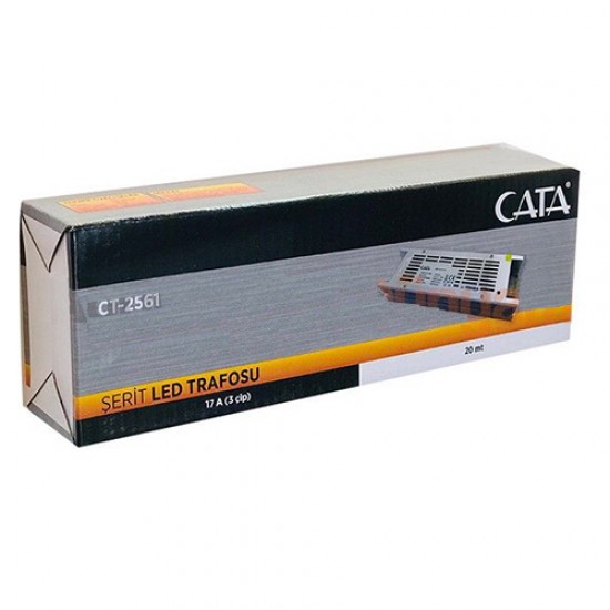Cata 17 Amper Slim Şerit Led Trafosu 200w CT-2561