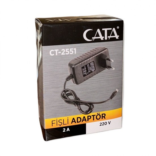 Cata 2 Amper Fişli Adaptör CT-2551