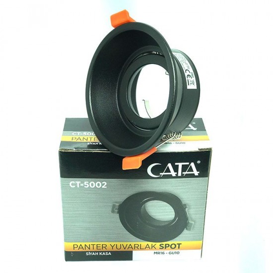 Cata CT-5002 Panter Yuvarlak Siyah Renk Spot Kasa
