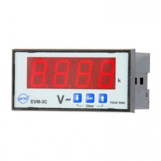 Entes EVM-3C-48 Alarm Kontaklı Voltmetre