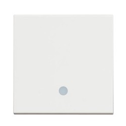 Legrand Bticino Classia Beyaz 2M Işıklı Anahtar Mekanizma + Düğme/Kapak