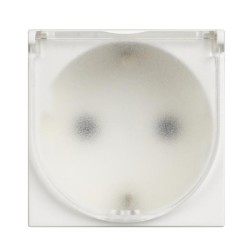 Legrand Bticino Classia Beyaz 2M Kapaklı Topraklı Priz Mekanizma + Düğme/Kapak