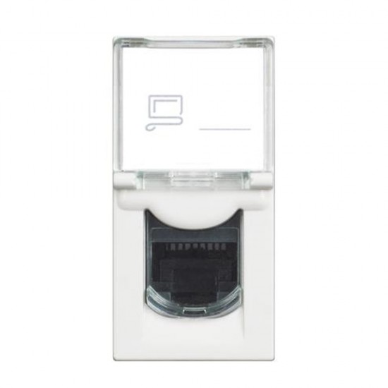 Legrand Bticino Livinglight: Base Telefono RJ11, Colore Antracite - 1 Metro