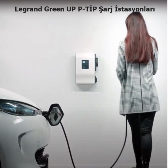 Legrand Green'up Bluetooth Plastik EV Tip Araç Şarj İstasyonu 1P 7,4kW M2-3 058035