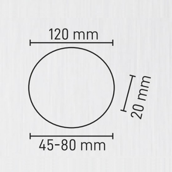 Maxled 18W Yuvarlak Sıva Altı Ayarlanabilir Geçmeli Backlight Led Panel 6500K Beyaz