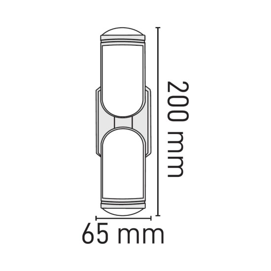 Maxled Alüminyum Dış Mekan Led Aplik 3000K MX-4353