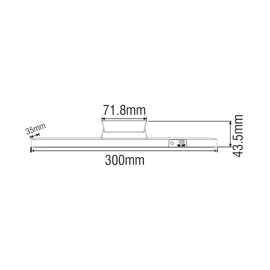 Maxled MX-9032 3 Renkli Dokunmatik Manyetik Led Aplik