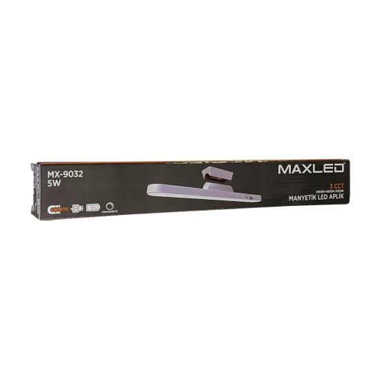 Maxled MX-9032 3 Renkli Dokunmatik Manyetik Led Aplik