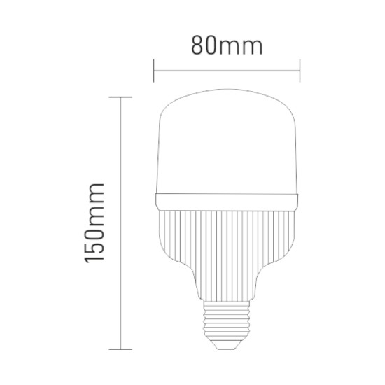 Maxled MX-3076 20W E27 Tourch Led Ampul 4000K