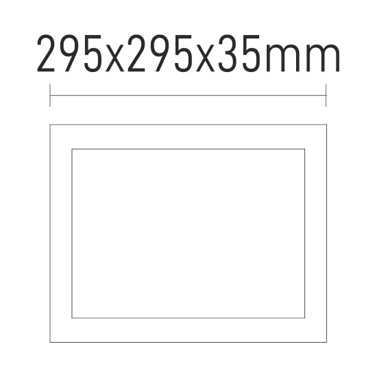 Maxled MX-1073 18W 30x30 Sıva Altı Backlight Led Panel 4000K