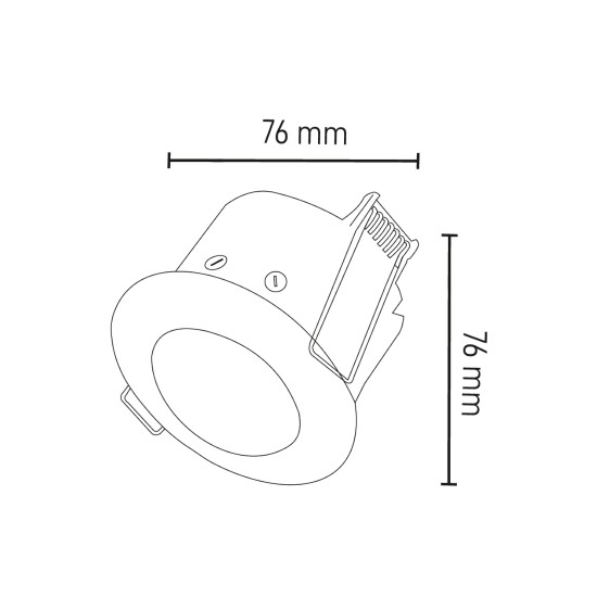 Maxled MX-6306 Sıva Altı Sensör