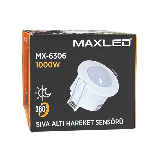 Maxled MX-6306 Sıva Altı Sensör