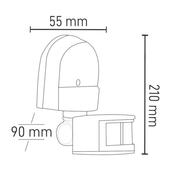Maxled MX-6308 Hareket Sensörü 1000W