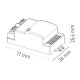 Maxled MX-6312 Kompakt Radar Sensör 400W
