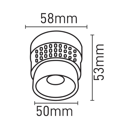 Maxled MX-2100 Gu10 Led Armatür 3200K