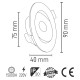 Maxled MX-2118 5W Cob Led Armatür Beyaz Kasa 3000K Günışığı
