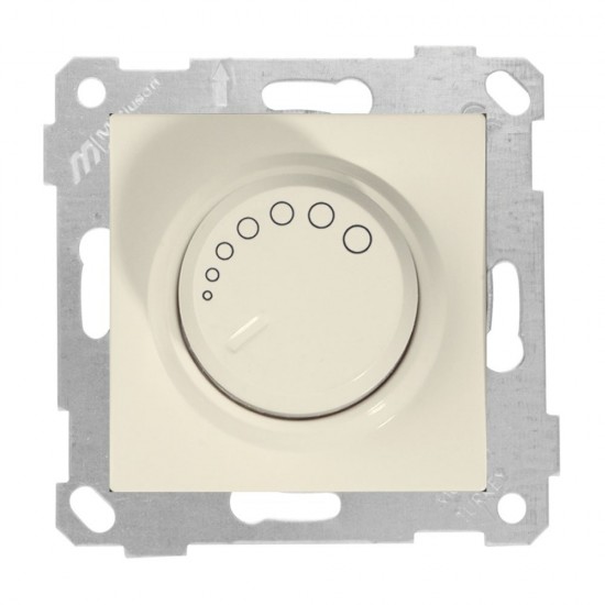 Mutlusan Rita Krem Mekanizma + Tuş RL Işıklı Dimmer 1000W